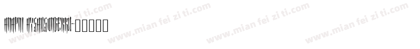 HNHPNI HYShuSongErKW字体转换